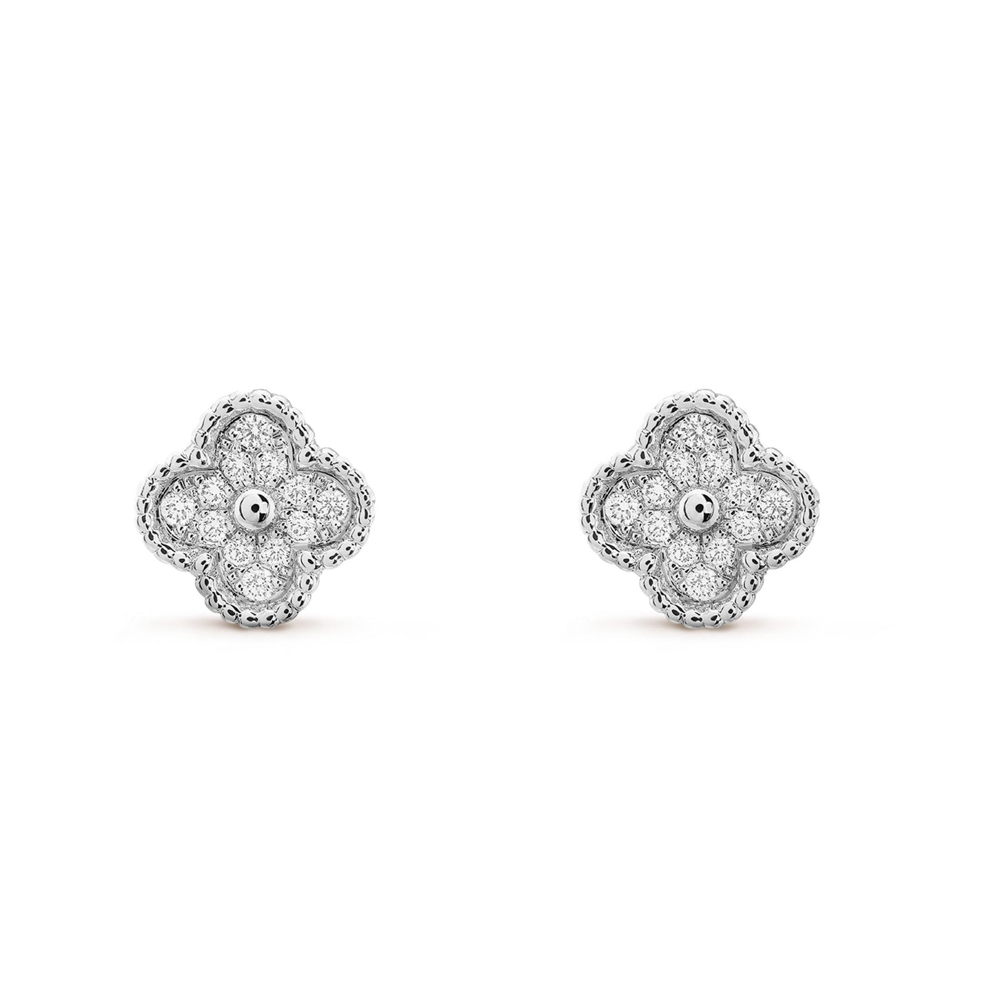 [Clover Jewelery]CLOVER MINI DIAMOND STUD EARRINGS