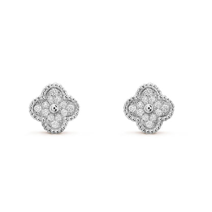 [Clover Jewelery]CLOVER MINI DIAMOND STUD EARRINGS
