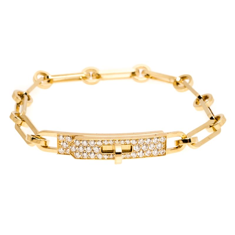 [Clover Jewelery]CHAINE BRACELET SMALL MODEL DIAMOND