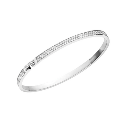 [Clover Jewelery]LIENS VIDENCE DIAMOND PAVED BRACELET