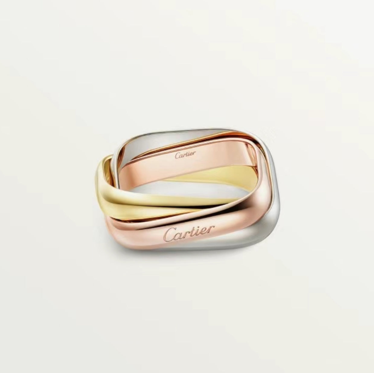 [Clover Jewelery]TRINITY RING GOLD PINK GOLD SILVER