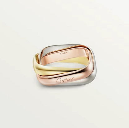 [Clover Jewelery]TRINITY RING GOLD PINK GOLD SILVER