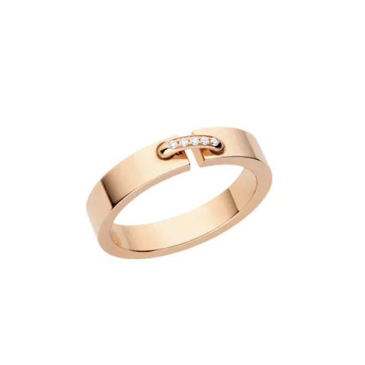 [Clover Jewelery]ALLIANCE LIENS VIDENCE DIAMOND 4MM RING