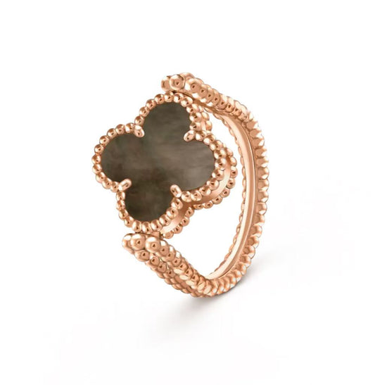 [Clover Jewelery]CLOVER RIVERSIBLE GREY MOP RING