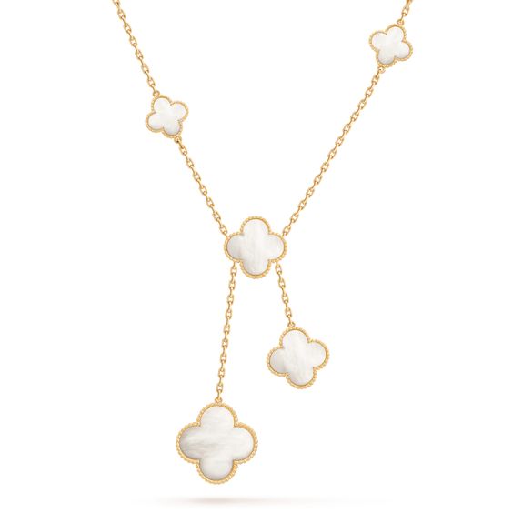 [Clover Jewelery]CLOVER MOTHER OF PEARL NECKLACE 6 MOTIF