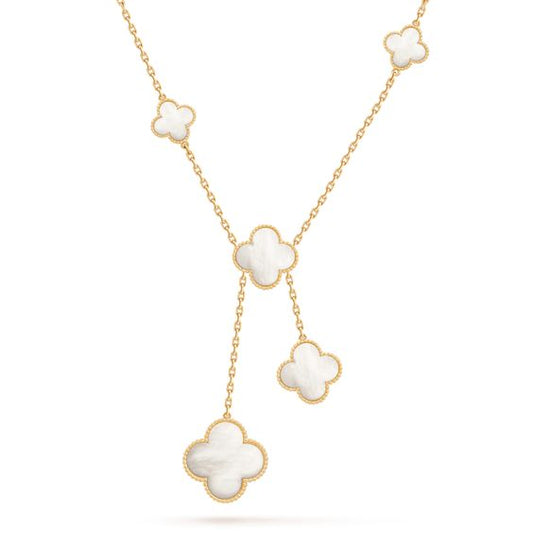 [Clover Jewelery]CLOVER MOTHER OF PEARL NECKLACE 6 MOTIF