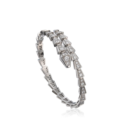 [Clover Jewelery]SERPENTI BRACELET 6MM SILVER DIAMOND