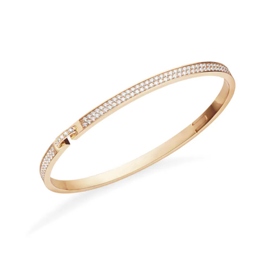 [Clover Jewelery]LIENS VIDENCE DIAMOND PAVED BRACELET
