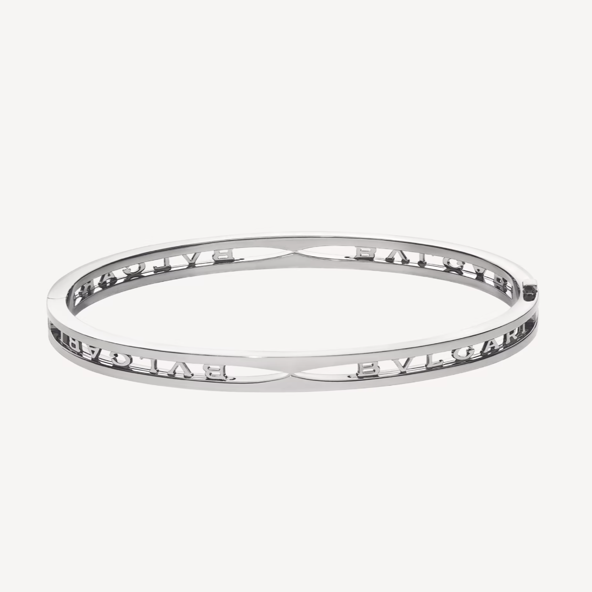 [Clover Jewelery]ZERO 1 SPIRAL LOGO SILVER BRACELET