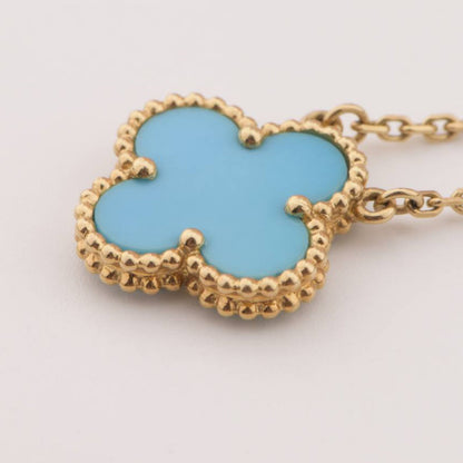 [Clover Jewelery]CLOVER 15MM VINTAGE TURQUOISE NECKLACE