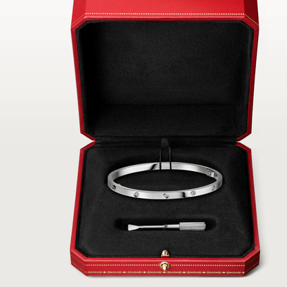 [Clover Jewelery]LOVE BRACELET 3.65MM 10 DIAMONDS