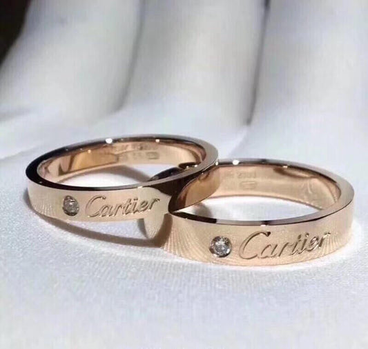 [Clover Jewelery]C PLATINUM 1 DIAMOND RING