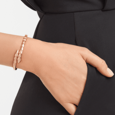 [Clover Jewelery]SERPENTI VIPER PINK GOLD BRACELET