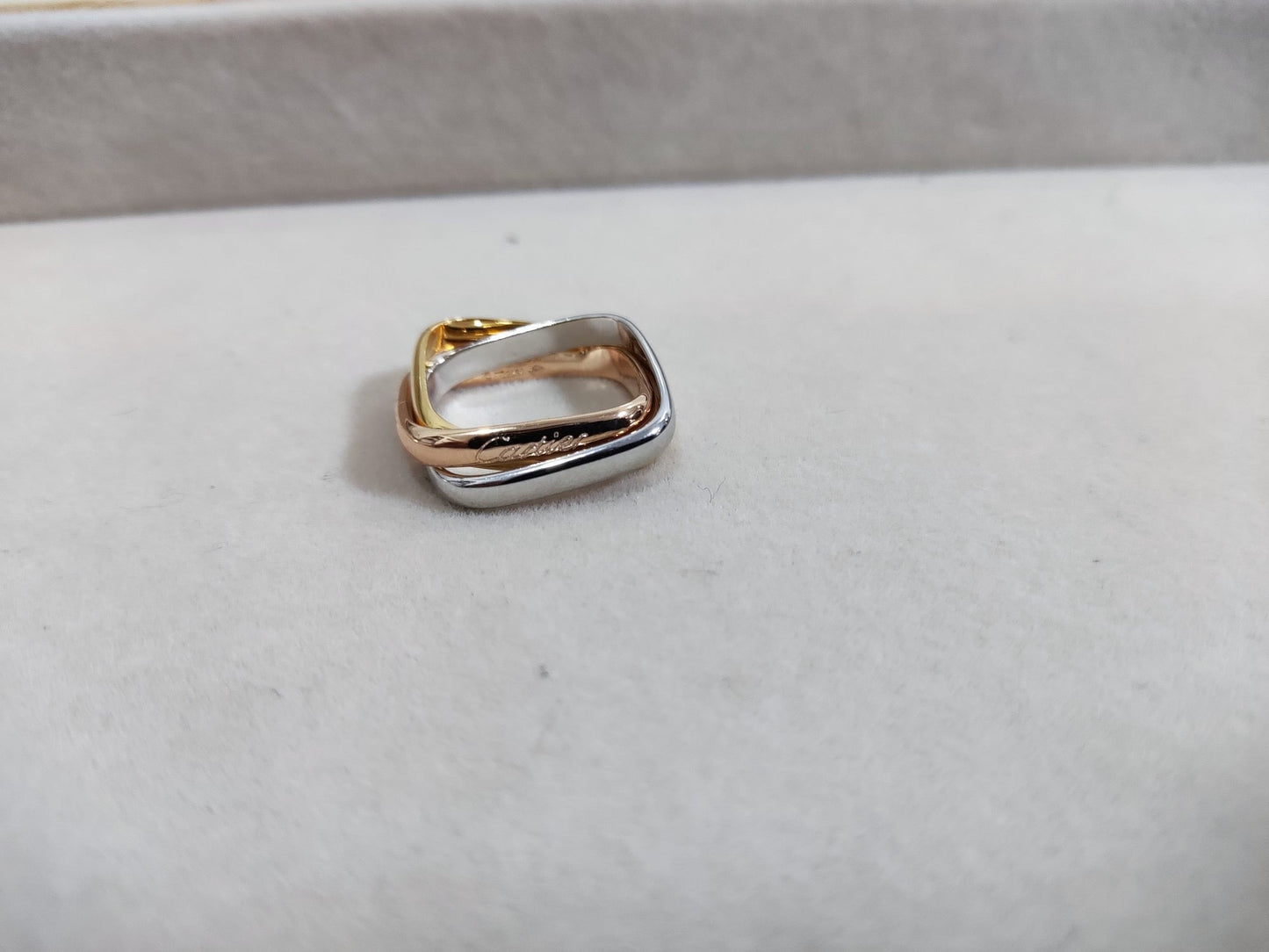 [Clover Jewelery]TRINITY RING GOLD PINK GOLD SILVER