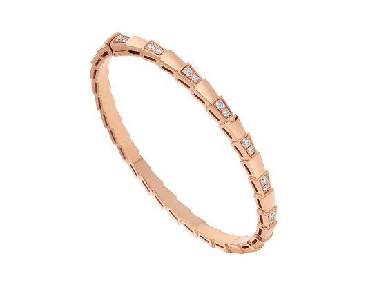 [Clover Jewelery]SERPENTI BRACELET PINK GOLD DIAMOND