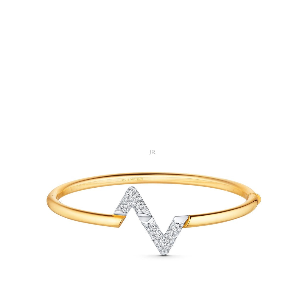 [Clover Jewelery]VOLTE UPSITE DOWN GOLD DIAMOND BRACELET
