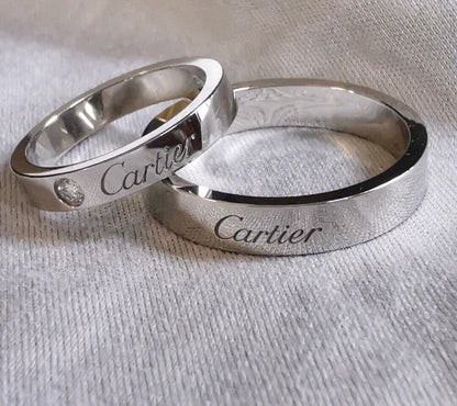 [Clover Jewelery]C PLATINUM 1 DIAMOND RING