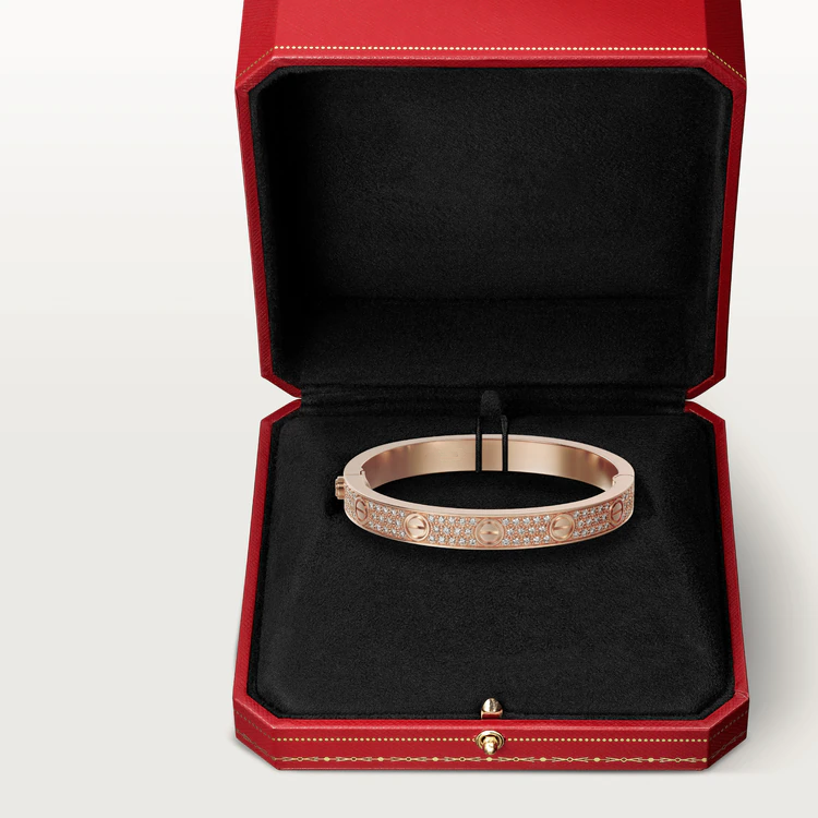 [Clover Jewelery]LOVE BRACELET 6.1MM DIAMOND-PAVED