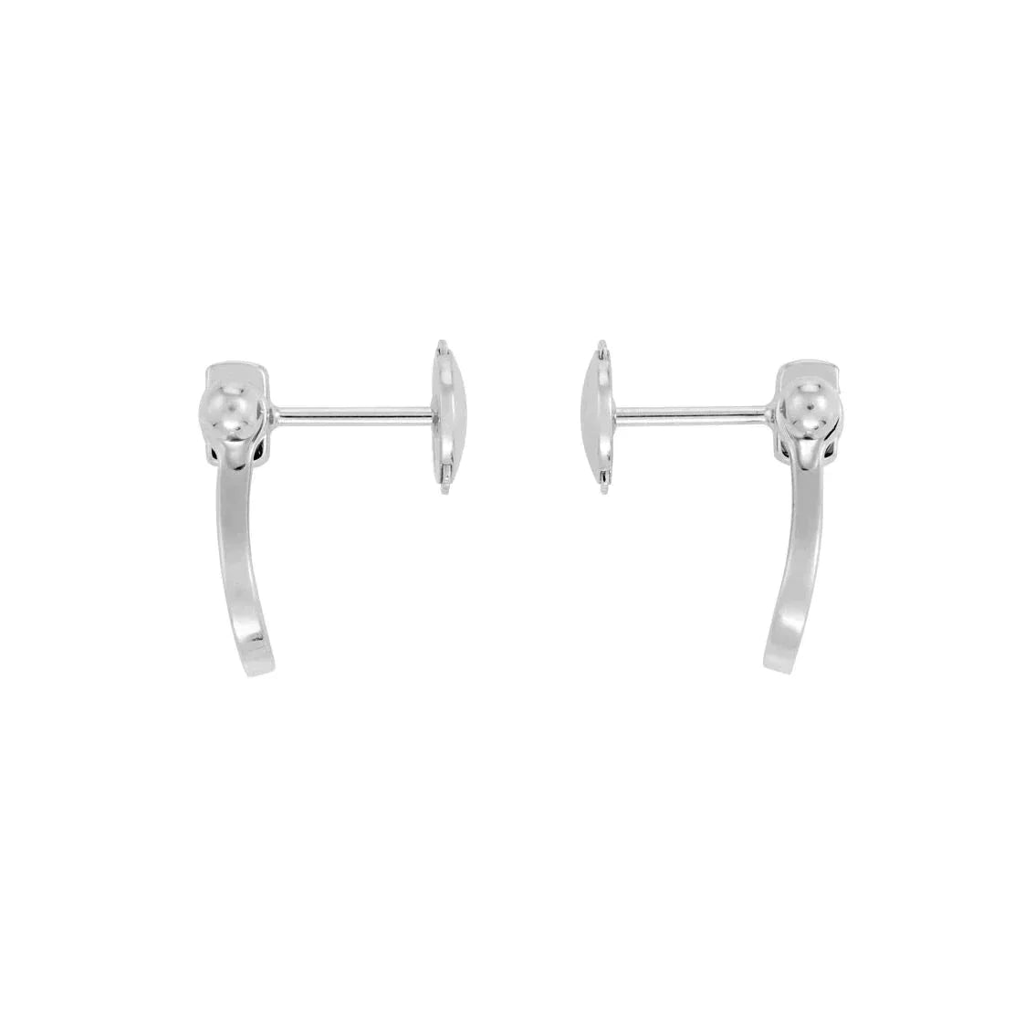 [Clover Jewelery]FORCE 10 FULL DIAMOND STUD EARRINGS MINI MODEL