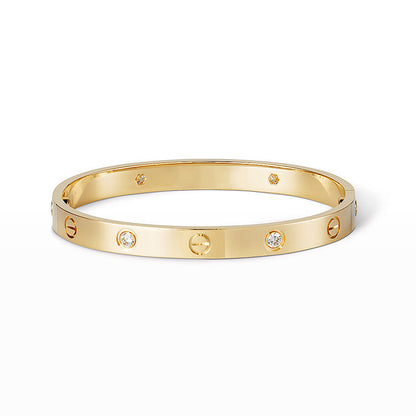 [Clover Jewelery]LOVE BRACELET 6.1MM 4 DIAMONDS
