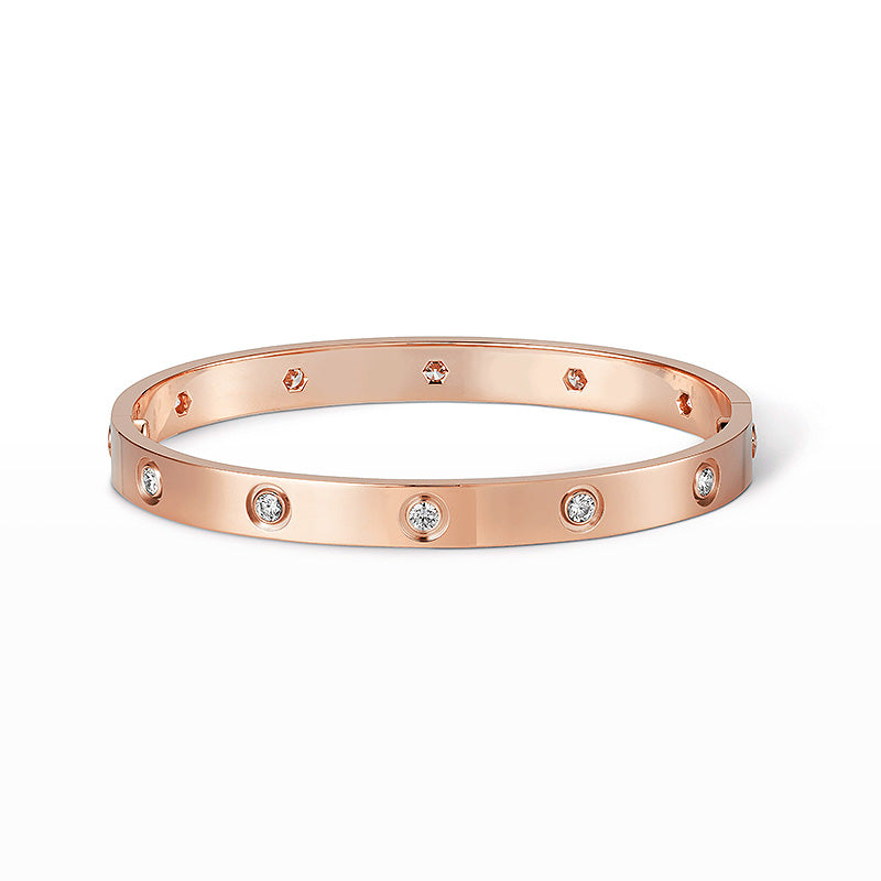 [Clover Jewelery]LOVE BRACELET 6.1MM 10 DIAMONDS