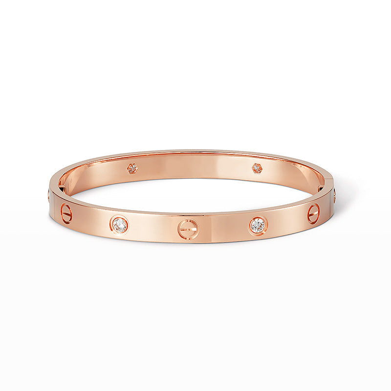[Clover Jewelery]LOVE BRACELET 6.1MM 4 DIAMONDS