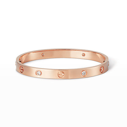 [Clover Jewelery]LOVE BRACELET 6.1MM 4 DIAMONDS