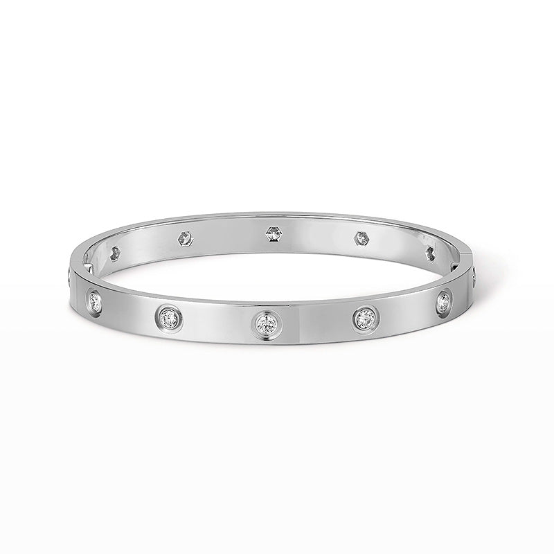 [Clover Jewelery]LOVE BRACELET 6.1MM 10 DIAMONDS
