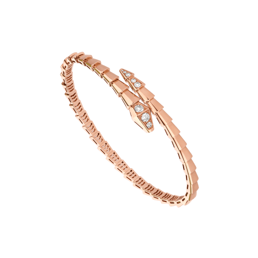 [Clover Jewelery]SERPENTI BRACELET DIAMONDS PINK GOLD