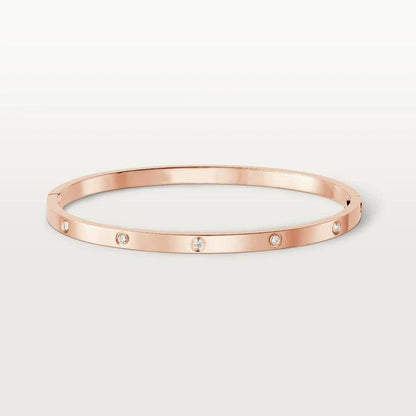 [Clover Jewelery]LOVE BRACELET 3.65MM 10 DIAMONDS