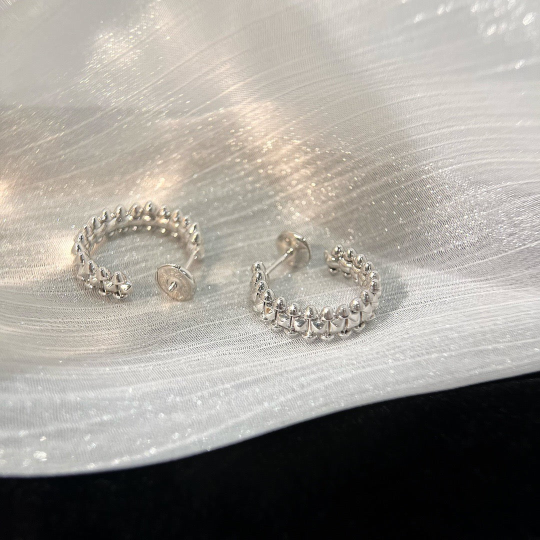 [Clover Jewelery]CLASH SMALL HOOP EARRINGS