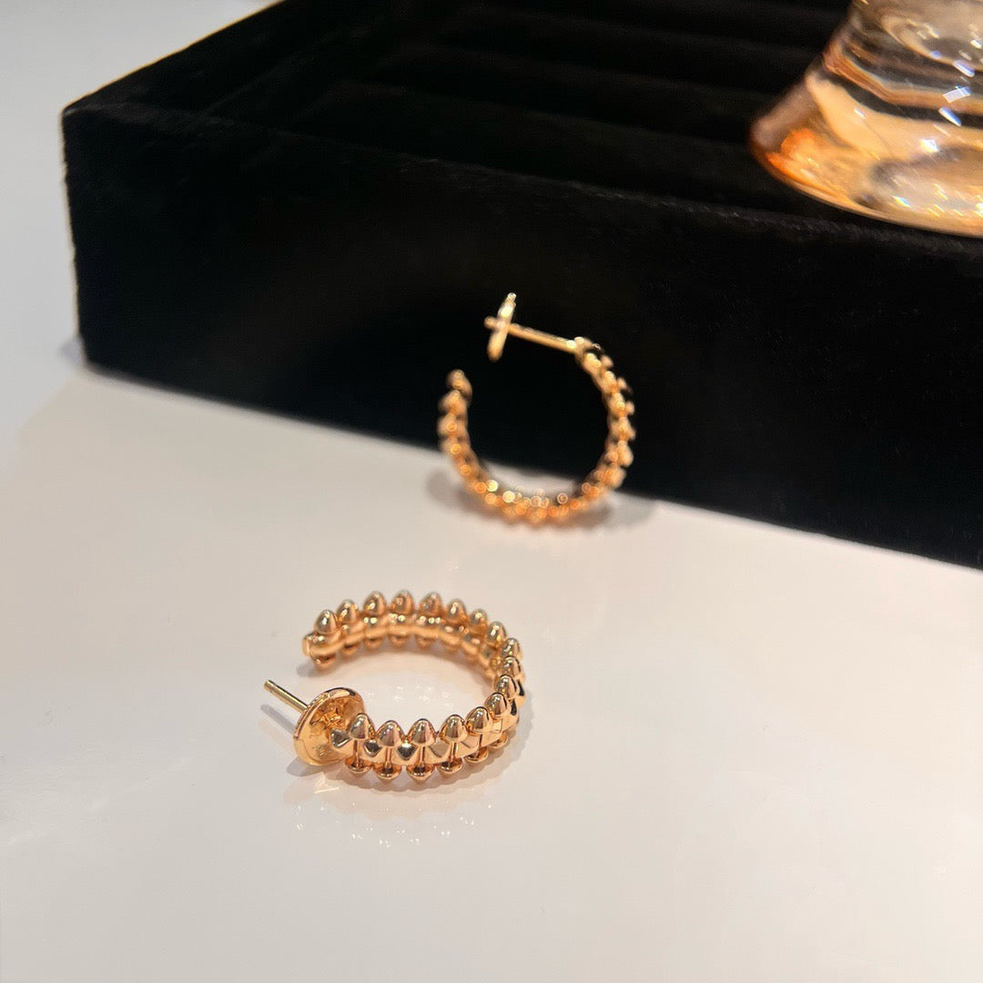 [Clover Jewelery]CLASH SMALL HOOP EARRINGS