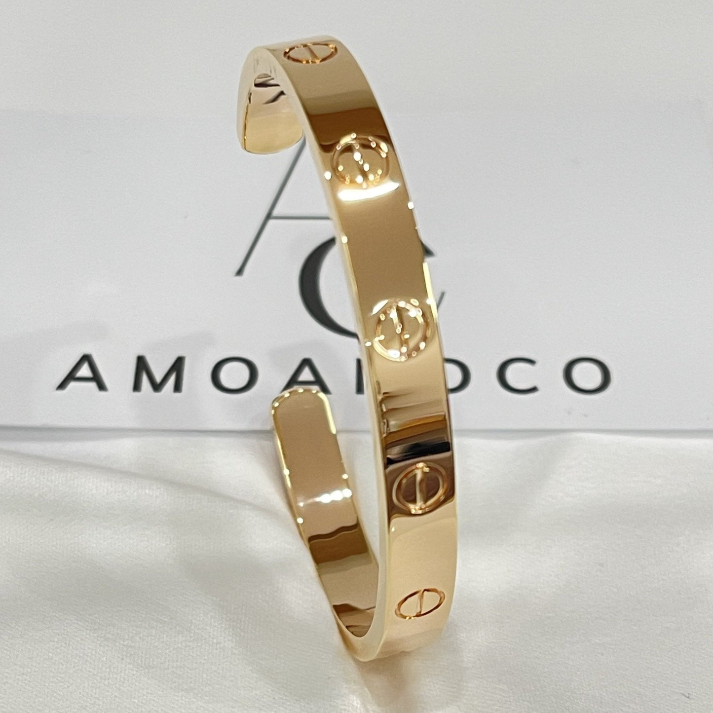 [Clover Jewelery]LOVE BRACELET 6.1MM OPEN CUFF