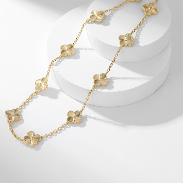 [Clover Jewelery]CLOVERS THE 10-MOTIFS LASER NECKLACE