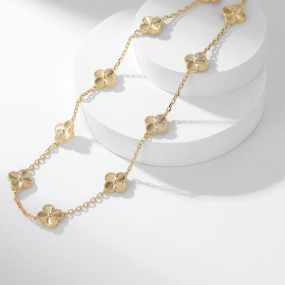 [Clover Jewelery]CLOVERS THE 10-MOTIFS LASER NECKLACE