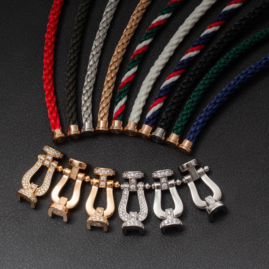 [Clover Jewelery]FORCE LARGE HORSESHOE NO DIAMOND BRACELET SILVER
