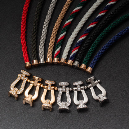 [Clover Jewelery]FORCE LARGE HORSESHOE NO DIAMOND BRACELET SILVER