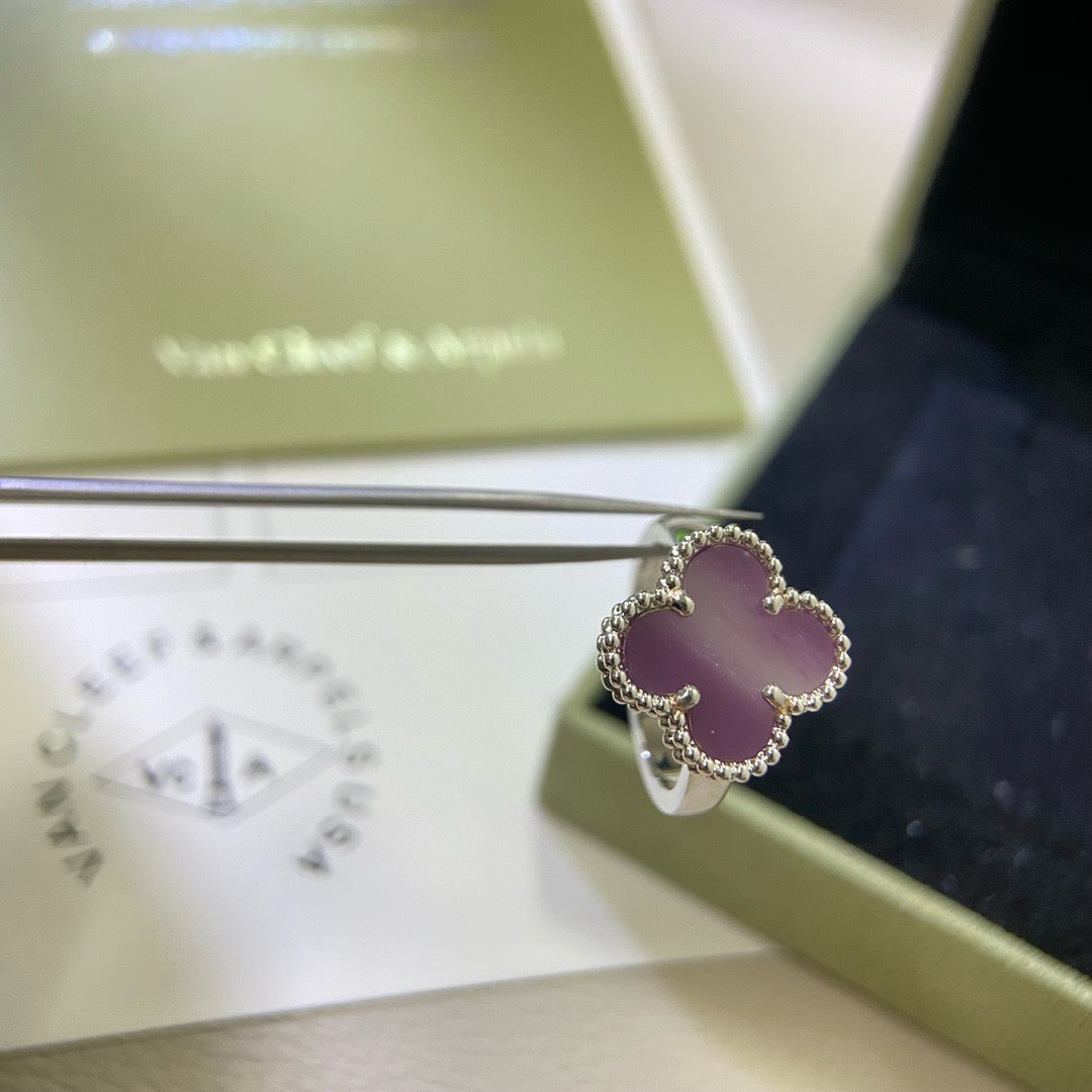 [Clover Jewelery]CLOVER  PURPLE VIOLET RING
