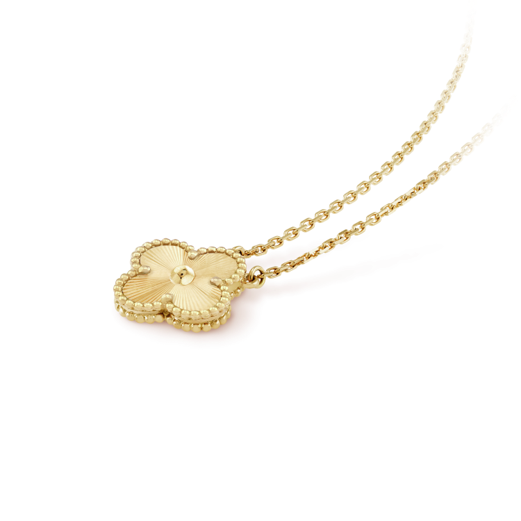 [Clover Jewelery]CLOVER 15MM LASER NECKLACE