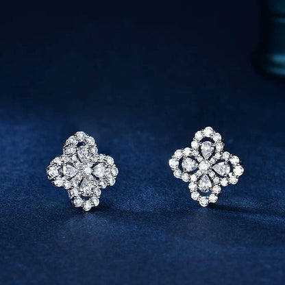 [Clover Jewelery]LOOP EARRINGS FULL MOTIF DIAMOND 16MM