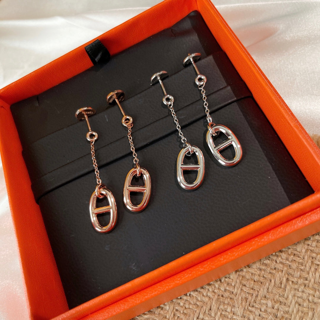 [Clover Jewelery]CHAINE TASSEL EARRINGS