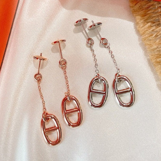 [Clover Jewelery]CHAINE TASSEL EARRINGS