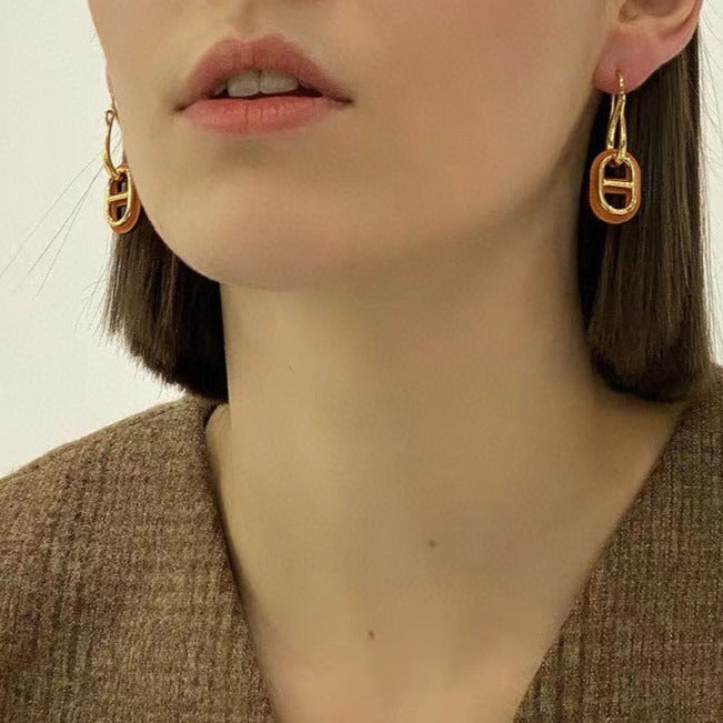[Clover Jewelery]HM O'MAILLON GOLD EARRINGS