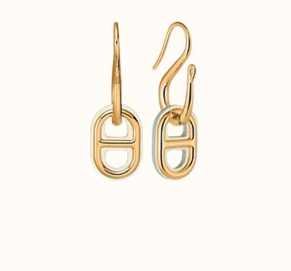[Clover Jewelery]HM O'MAILLON GOLD EARRINGS