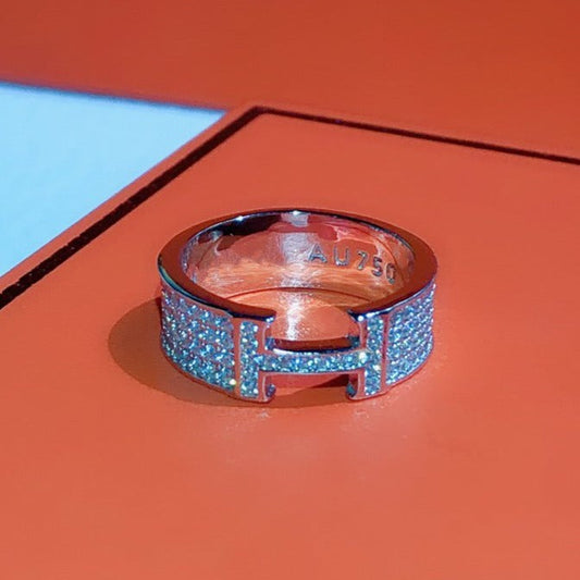[Clover Jewelery]H RING FULL DIAMOND