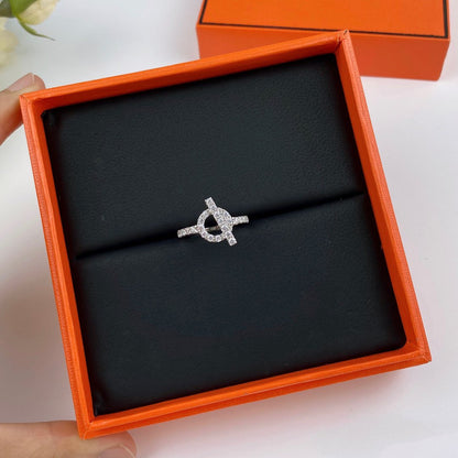 [Clover Jewelery]ECHAPPEE RING SILVER DIAMOND