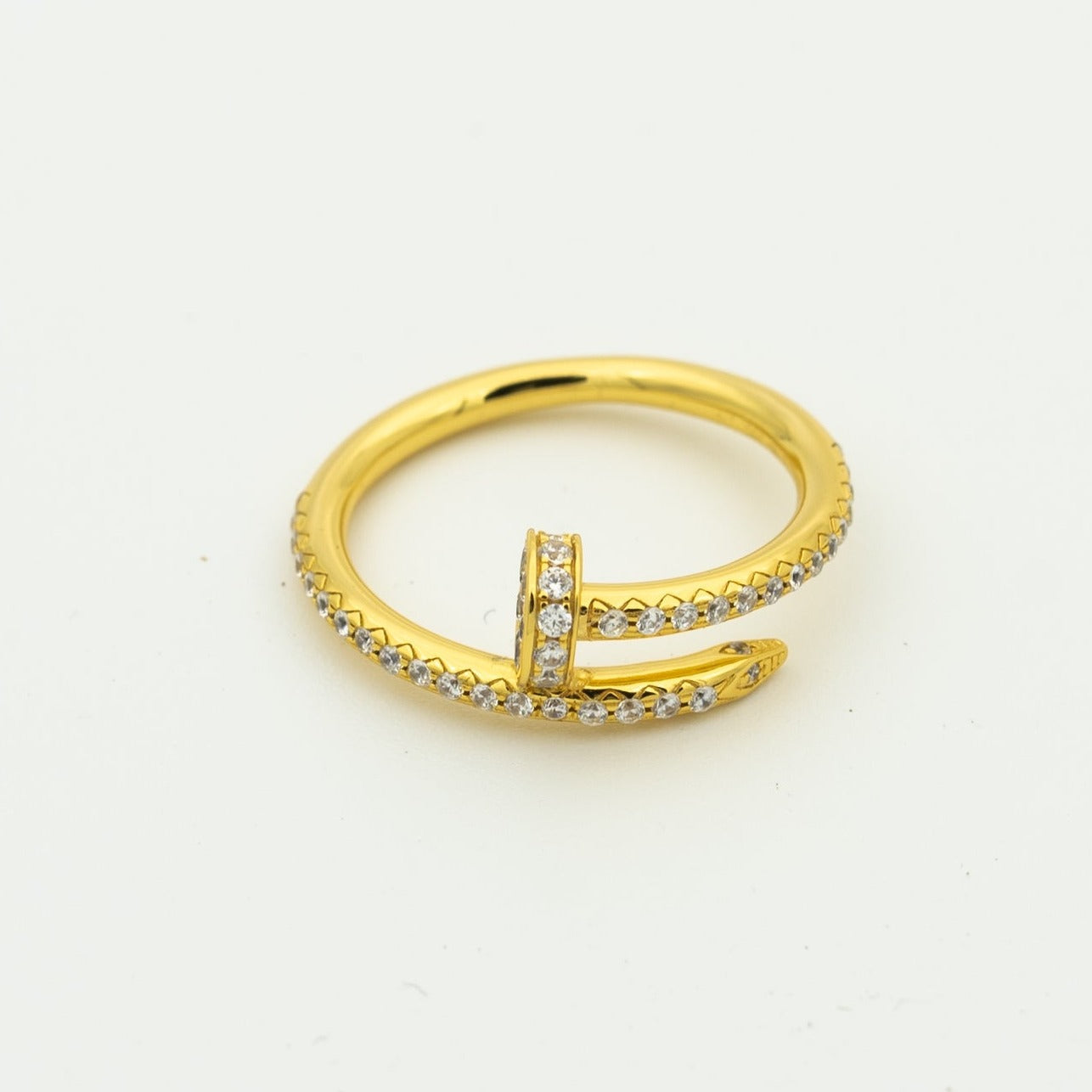 [Clover Jewelery]JUSTE RING 1.8MM GOLD DIAMONDS