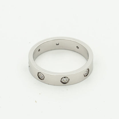 [Clover Jewelery]LOVE RING 3.6MM 8 DIAMONDS