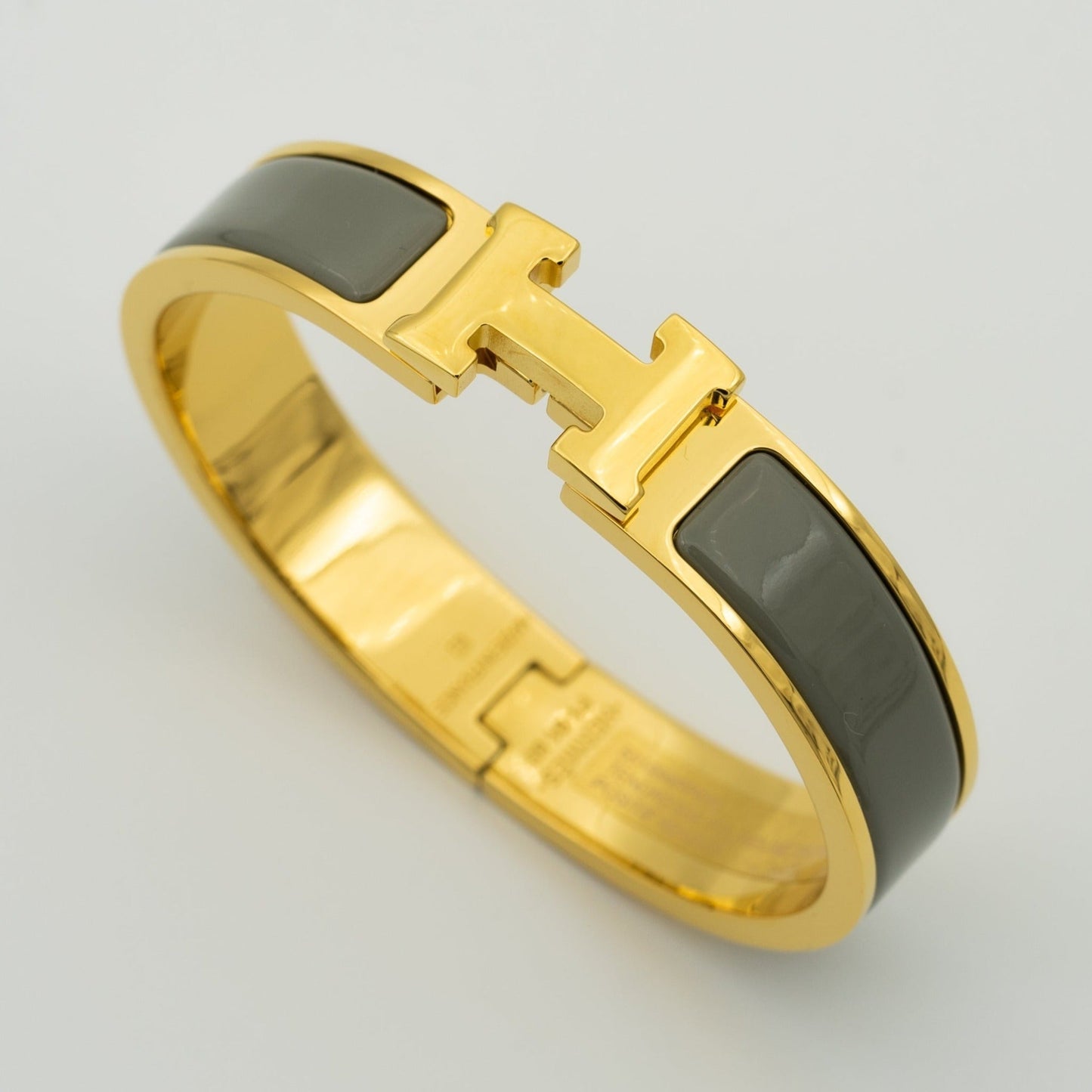 [Clover Jewelery]H BRACELET BLUE GREEN 12MM