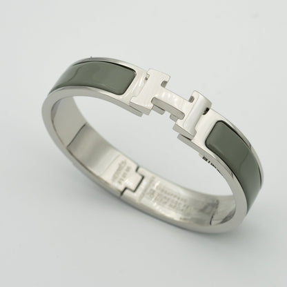 [Clover Jewelery]H BRACELET BLUE GREEN 12MM